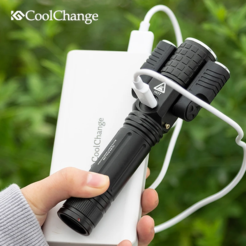 CoolChange Bicycle Light Waterproof 3 Headlights Handlebar Cycling Front Light USB Charging Bike Flashlight Accessories CoolChange Bicycle Light Waterproof 3 Headlights Handlebar Cycling Front Light USB Charging Bike Flashlight Accessories