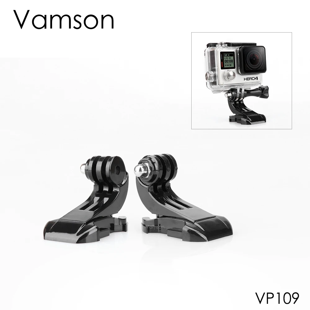 Vamosn для Go Pro Аксессуары j-крюк Пряжка крепление штатива GoPro Hero 8 7 6 5 4 3 + 2 DJI OSMO Action Yi 4K