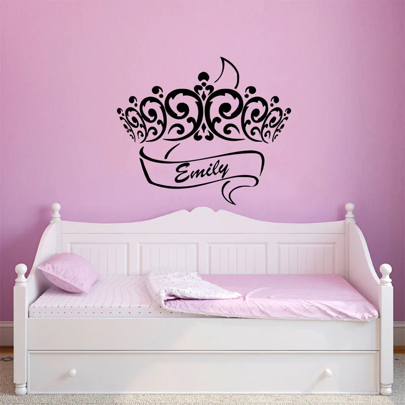 Custom made Personalized Princess  Crown Princess  Wall  