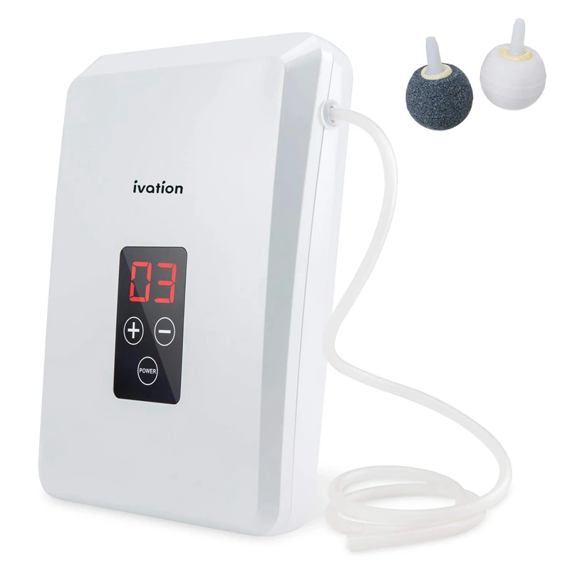 Portable Ozone Generator 400Mg/H – Multipurpose Air Sterilizing &amp Freshening System With 2 Silicone Tubes Diffuser Stones | Бытовая