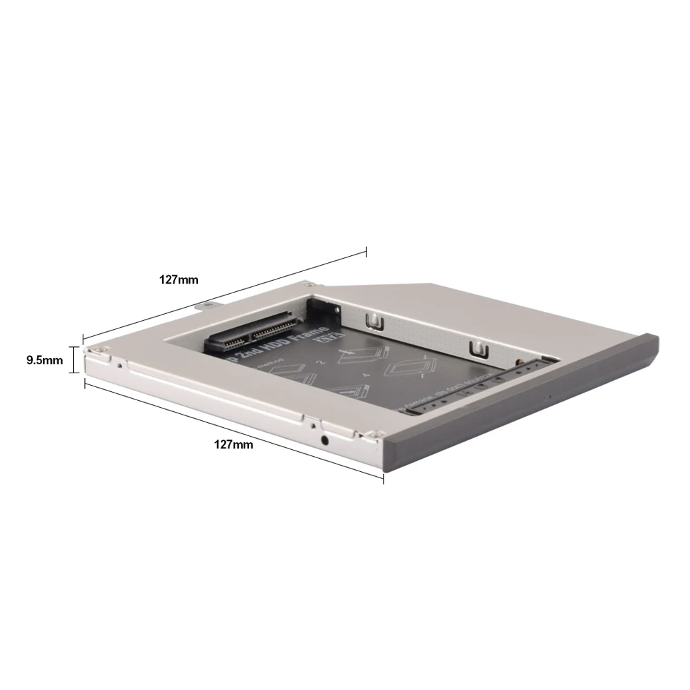 Sunvalley 2nd HDD Caddy 9 мм/9,5 м SATA для SATA SSD чехол HDD жесткий диск чехол DVD/CD-ROM Оптический отсек для ноутбука lenovo T440P