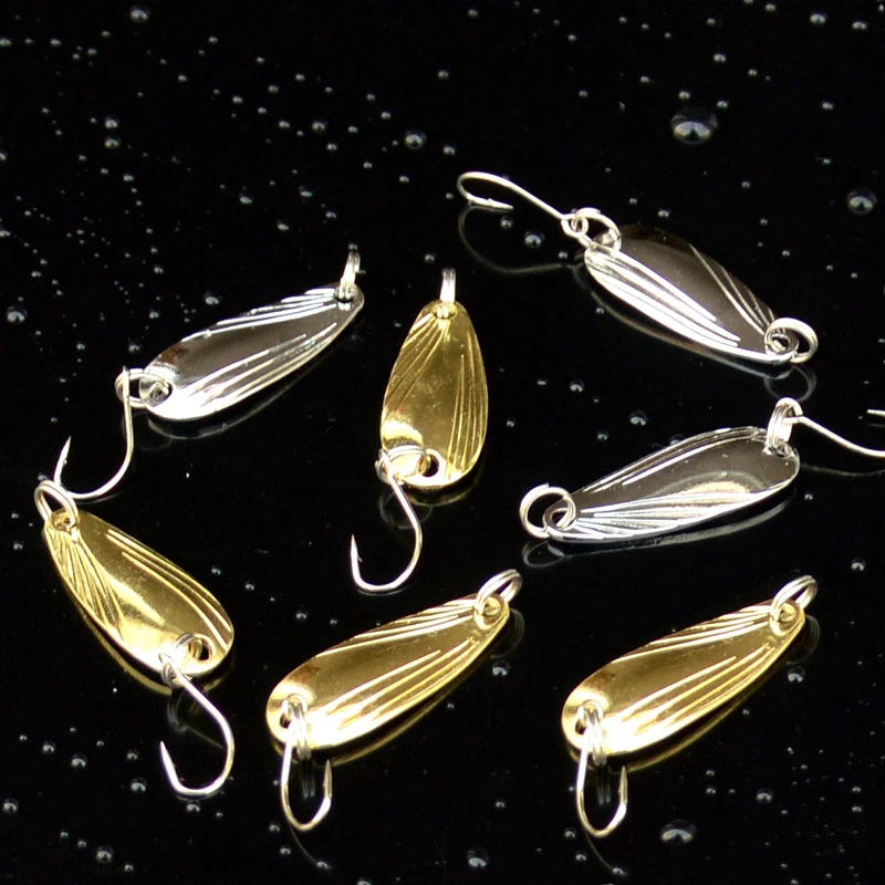 Spoon Fishing Lure Single Hook 2.5g/5g Spoons Metal Artificial Lures