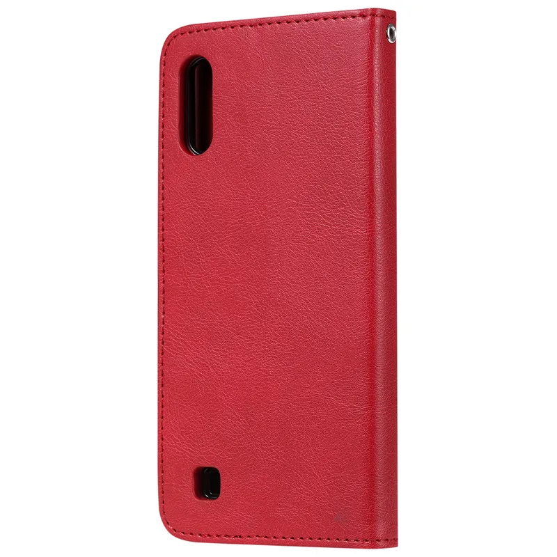 Кожаный чехол для Samsung Galaxy M10/A10 кошелек флип подставка сильный магнит деловые