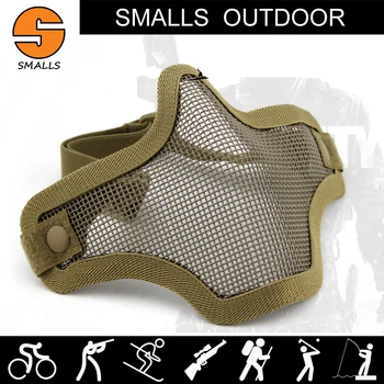 

airsoft tactical paintball mask hunting accessories protective V1 half face single-band scouts mask HT16-001