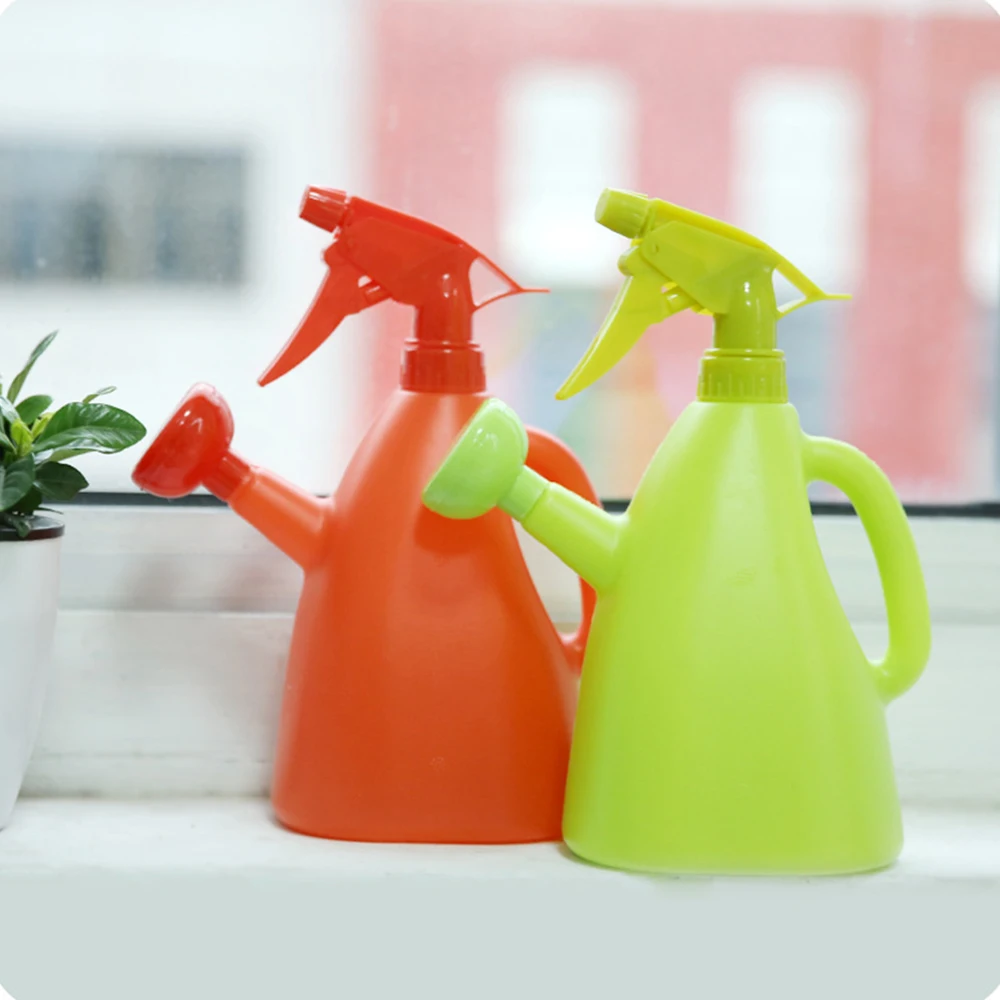 

1pc Protable Hand Spray Watering Can Pressure Spray Watering Flower Cleaning Spray Bottle Useful Home Gardening Tools