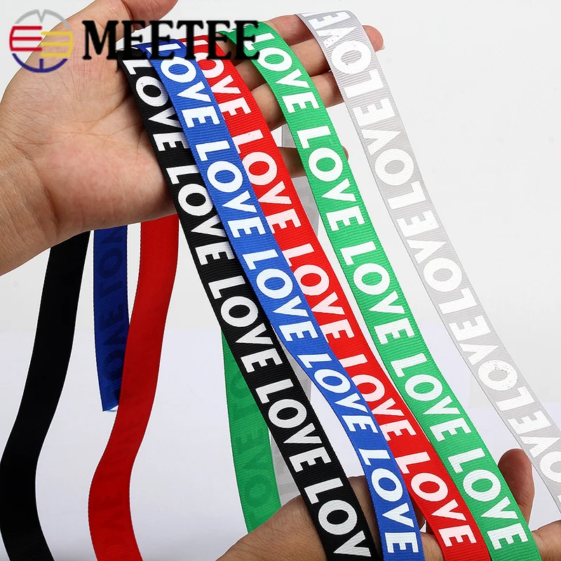 1 шт. 20 мм Любовь Печать Grosgrain оберточная лента для подарков вечеринки свадьбы
