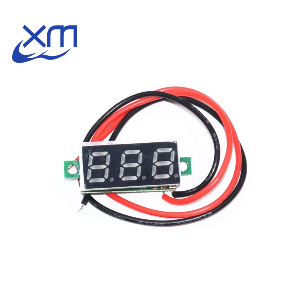 

0.28 Inch 2.5V-40V Mini Digital Voltmeter Voltage Tester Meter RED LED Screen Electronic Parts Accessories C51