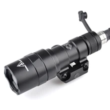 SEIGNEER Тактический M300 M300B мини Scout свет открытый винтовка Охота фонарик 400 люмен оружие свет светодиодный Lanterna Fit 20mm Железнодорожный