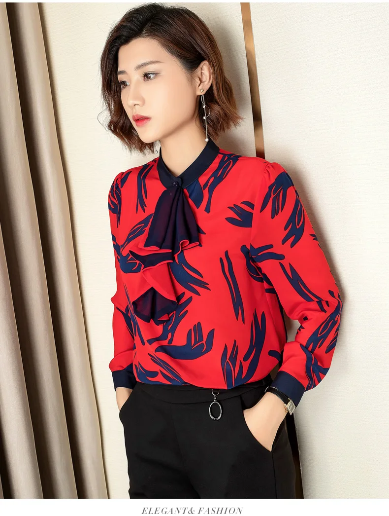 Mujeres Diseño Camisas Lujo Mujer La 2019 Moda Marca Ropa Y Las Blusas Fiesta Ws01406 Pista Europeo De Estilo AnwPq5UY
