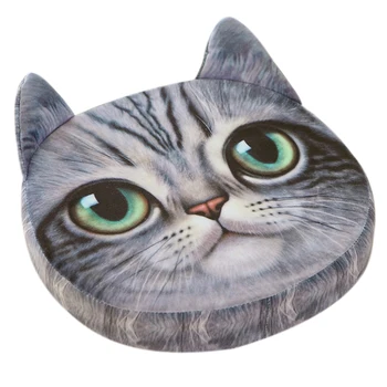 

3D Effect Big Cat Face Decorative Cuddle Pillow Car Sofa Chair Back Home Decoration