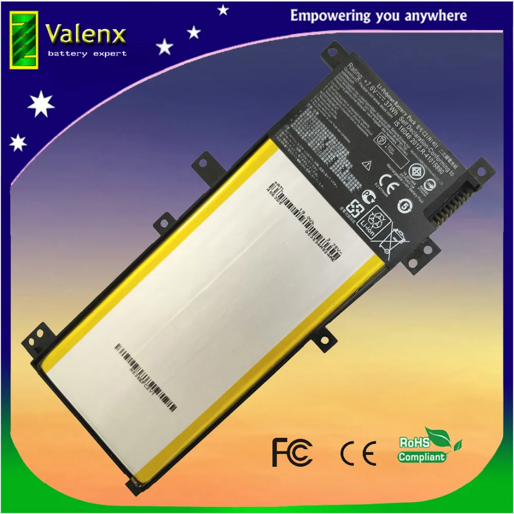 7 6 V C21N1401 Аккумулятор для ноутбука ASUS X455 X455L X455LA A455L A455LD A455LN F455L K455L X454W Y483LD W419L |