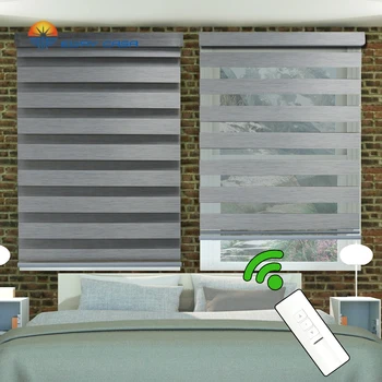 

EWAY CASA Motorized Zebra Blinds Motorized Zebra Curtains Motor AC 220V Motor Blind Electronic Curtains Quiet 36DB No.MZB_MT_30T