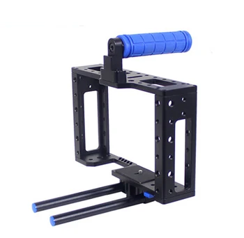 

DSLR camera Cage C2 with top handle for 5d3 5D2 7d with 15mm rod block rig