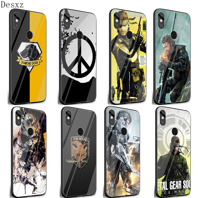 

Mobile Phone Case For Xiaomi Redmi 4X 6A Note 5 6 7 Pro 8 9 Lite A1 A2 5X 6X F1 Cover Metal Gear Solid Peace Walker Shell Bag