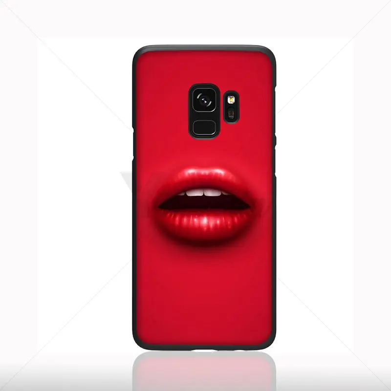 sexy red woman lip