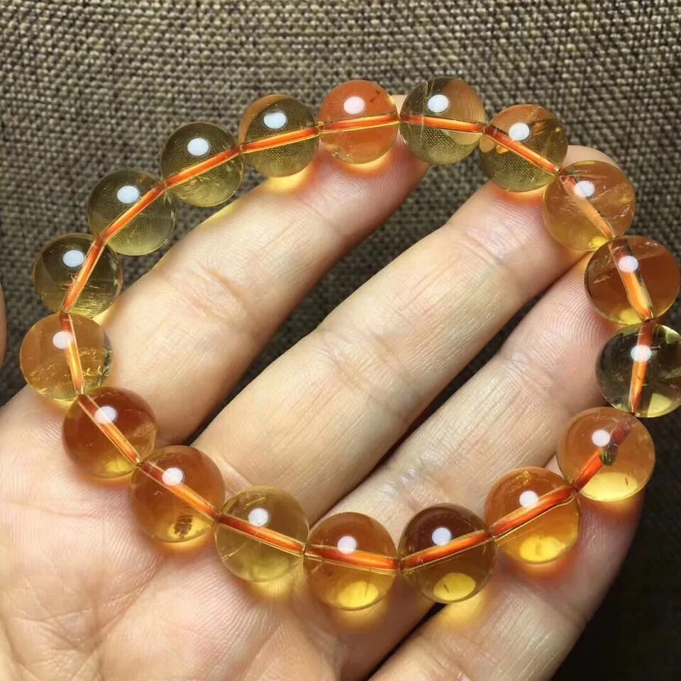 Natural Citrine Quartz Bracelet (6)