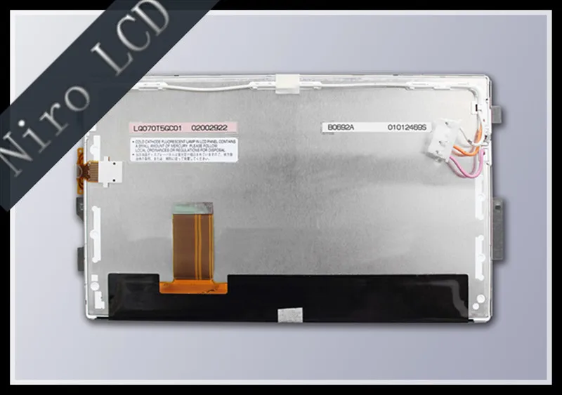 7.0" LCD Screen Panel LQ070T5GA01 LQ070T5GC01 LCD Display For Toyota