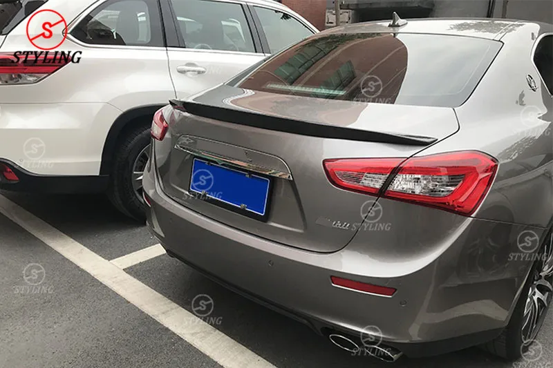 Углеродного багажник спойлер Novitec Стиль для Maserati Ghibli спойлер заднего бампера крыло