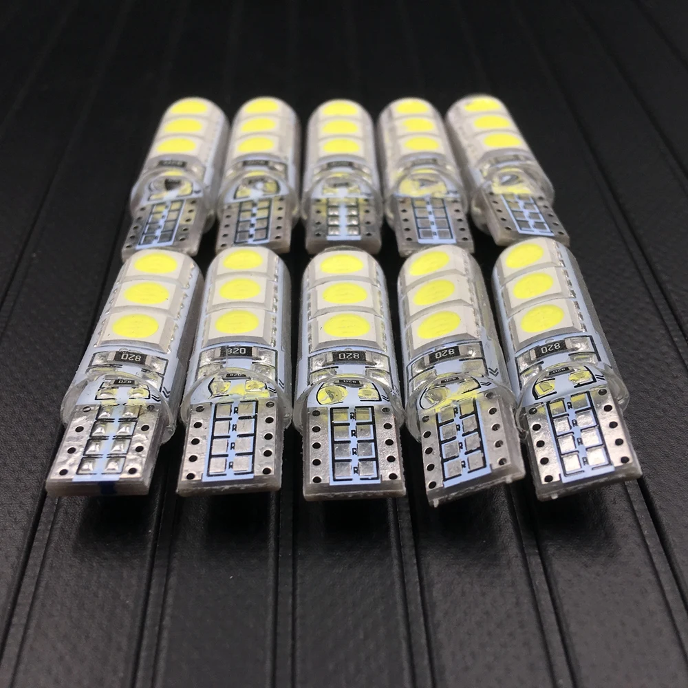 Светодиодная лампа T10 5050 6SMD для номерного знака задний боковой поворотный сигнал