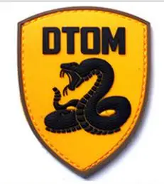 Dont Tread on Me DTOM Тактический Патч крюк назад военные нашивки для поднятия боевого духа Байкер MC combat пользовательские США военные значки для жилета куртки - Цвет: Затуплённый