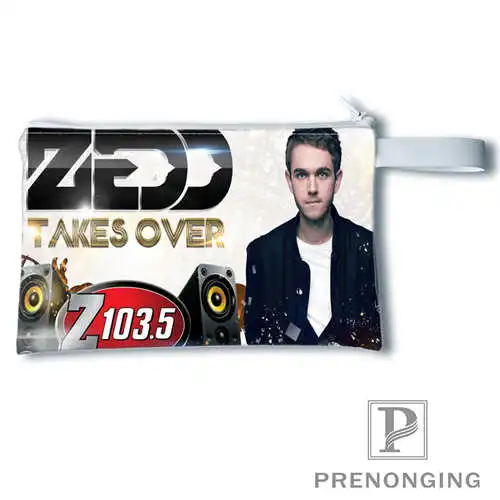 Пользовательский Zedd (1) кошелек с рисунком, кошелек на молнии, нулевой кошелек, сумки для ключей, модный небольшой женский кошелёк #19-01-22-5-241