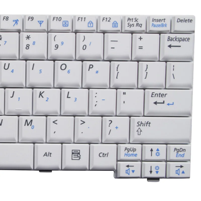 YALUZU для samsung NC10 NC110 NC120 ND10 серии Клавиатура США раскладка V100560AS1 V100560BS1 V100560DS1 QWERTY клавиатура английский