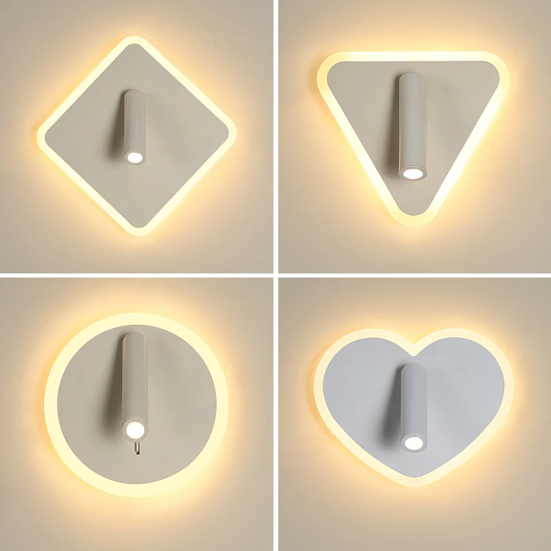 

New Minimalist Wall Lamp Modern Creative Bedroom Beside Wall Light Indoor Living Room Dining Room Corridor Lighting Decoration