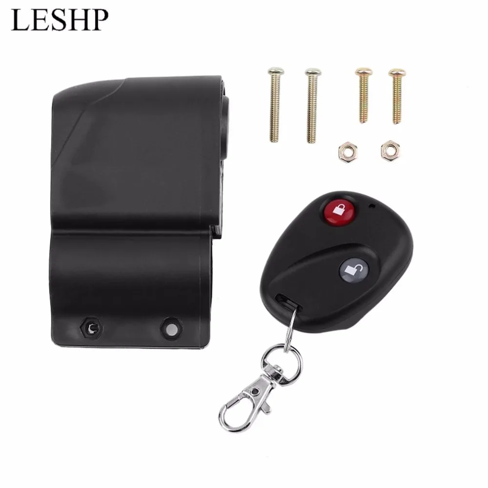 

LESHP Professional Anti-theft Bike Lock Cycling Security Lock Remote Control Vibration Alarm Bicycle Vibration Alarm 105db