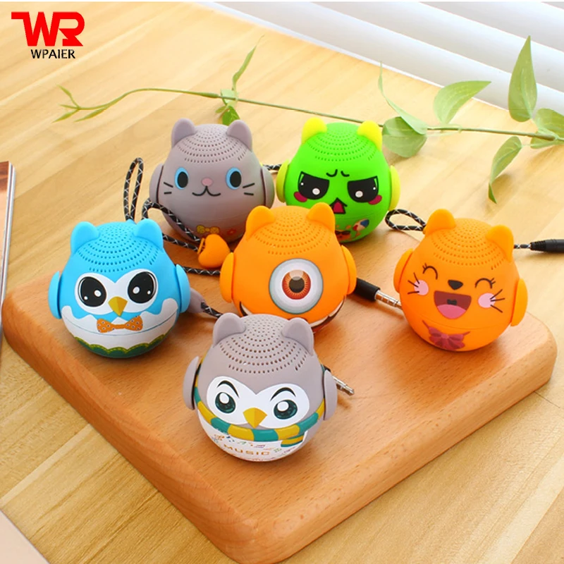 

WPAIER K02 Wireless Bluetooth speaker Lovely cartoon portable mini speaker Multi-function audio Exquisite Cute pets speaker