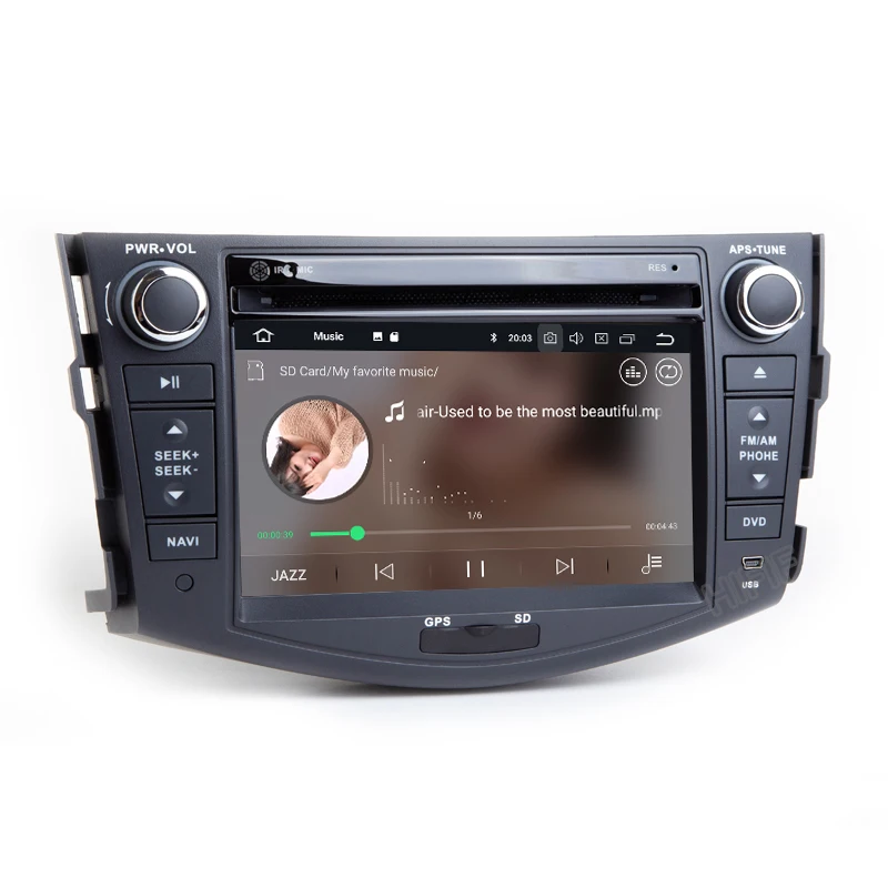 DSP IPS 2 din Android 10 0 автомобильный dvd плеер для Toyota RAV4 Rav 4 2007 2008 2009 2010 2011 GPS wifi Радио экран
