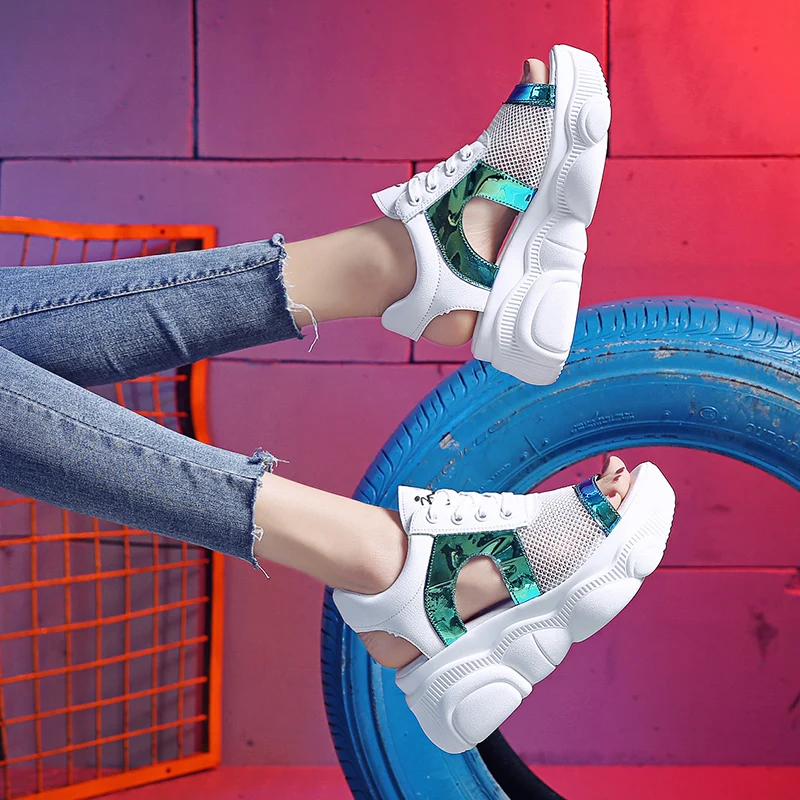 Women Platform Sandals 7 High Heels Summer Casual Chunky Sandals Woman Shoes Platform Wedges Slippers Slides Ladies Creepers Women Platform Sandals 7 High Heels Summer Casual Chunky Sandals Woman Shoes Platform Wedges Slippers Slides Ladies Creepers
