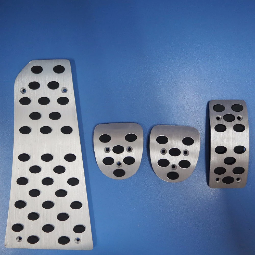 

TTCR-II Car Accessories High quality Aluminium Alloy Accelerator Gas Brake Footrest Pedals Pad for Mitsubishi ASX AT/MT Stickers