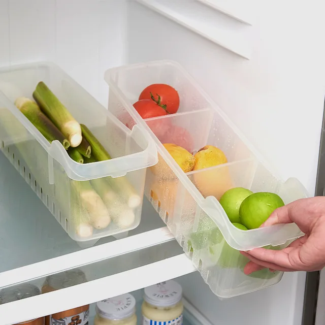 Best Offers Japan Sanada Plastic Kitchen Refrigerator Food Beverage Holder Storage Box Container Cabinet Organizer