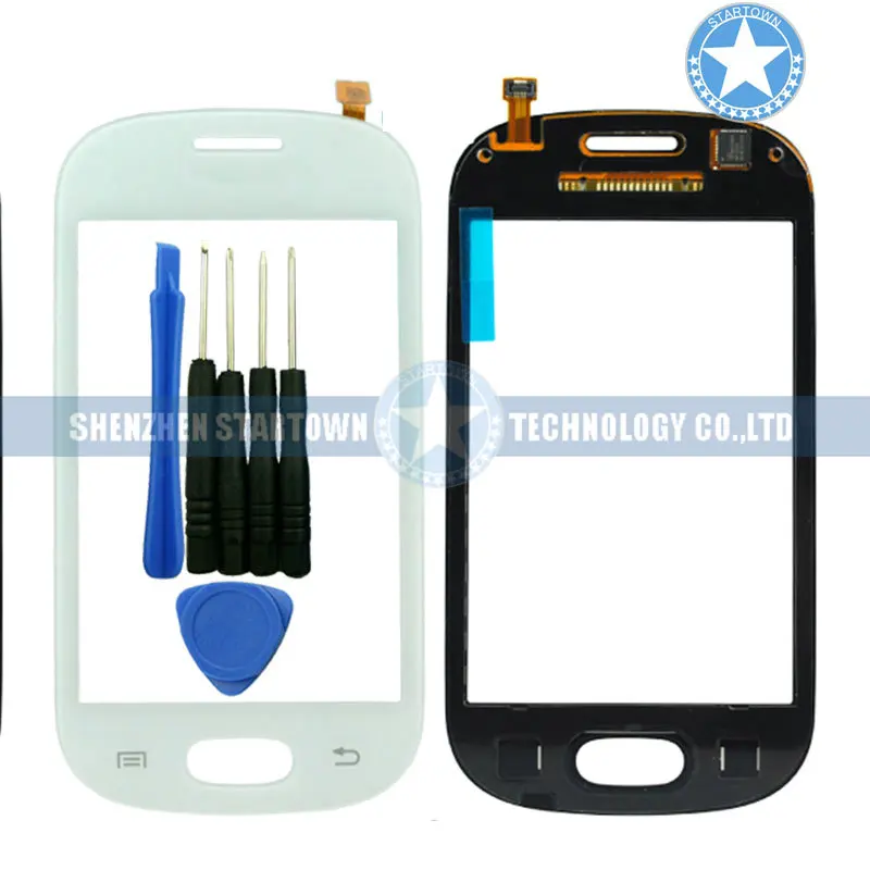 

White For Samsung Galaxy Fame S6812 Touch Screen Digitizer Glass with tools