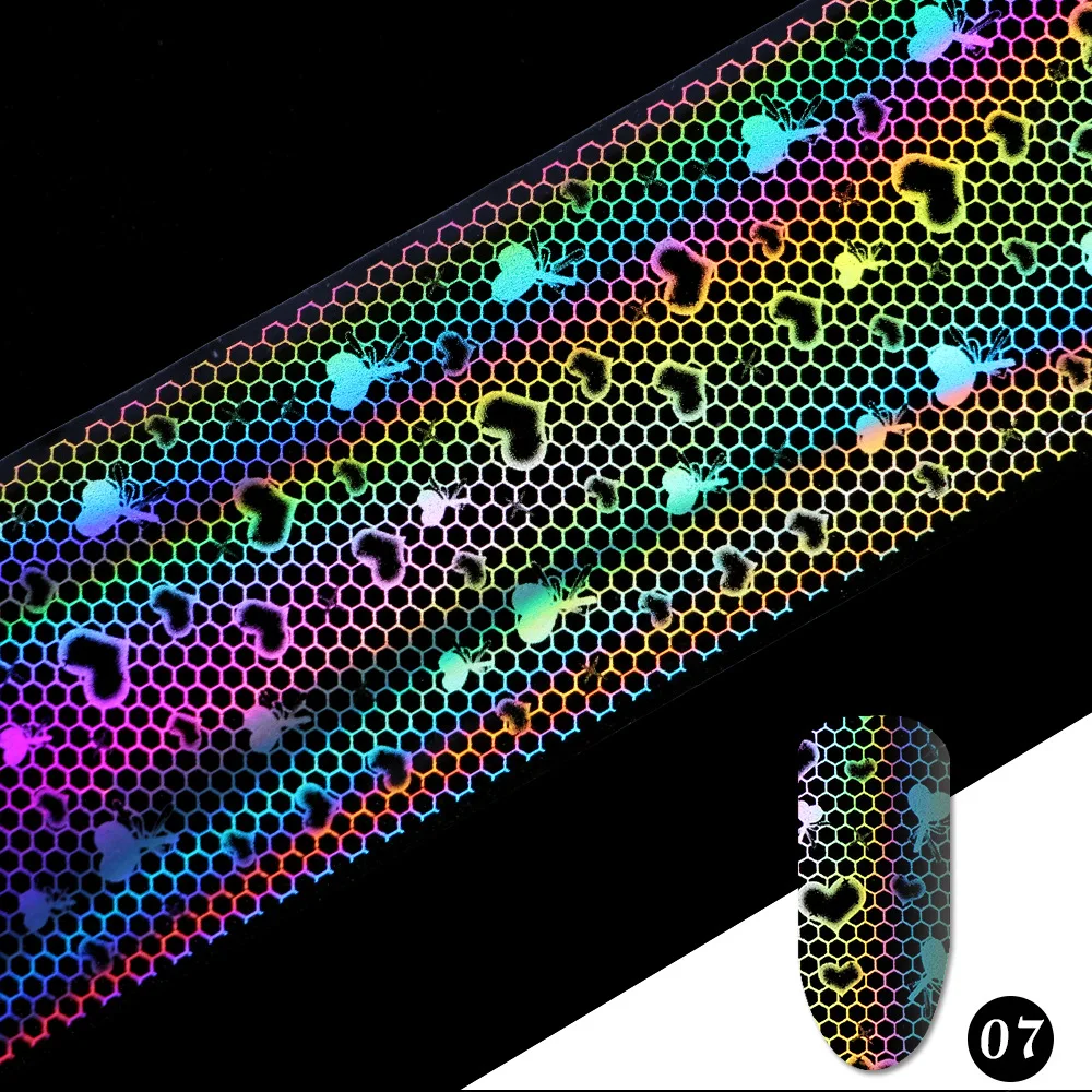 10 шт. Голографическая фольга для ногтей 4 х20 см|nail foil|holographic nail foilnail art transfers |