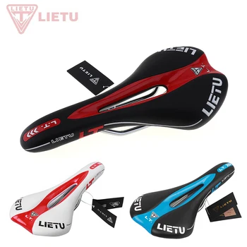 

LIETU Bicycle Saddle MTB Road Bike Cycling Silicone Skid-proof Saddle Seat Silica Gel Cushion Seat Leather Front Seat Mat