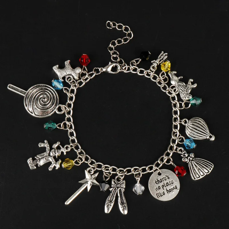 

dongsheng Fairy Tale Jewelry The Wizard of OZ Bracelets for Women Bracelet in Chain Pendants Vintage Accessories Cosplay Gift-30