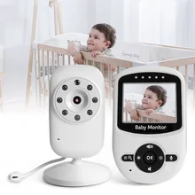 2,4 дюймов ЖК-дисплей для младенцев Bebek Cam беспроводной детский монитор ИК ночного видения видеодомофон колыбельные температурный Будильник МОНИТОР с зумом SM24