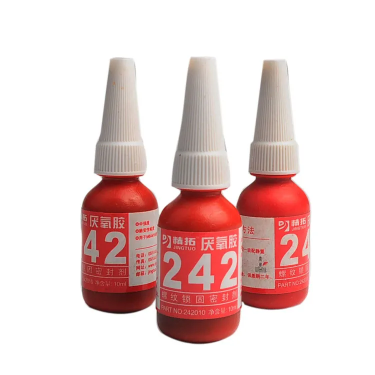 

1pcs 10ml 242 Glue Screw Blue Anaerobic Adhesive For RC Airplane Metal Surface Removable Thread Locking Sealing Super Glue
