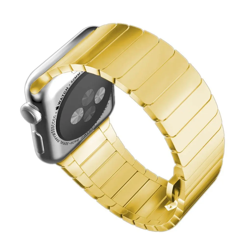 Ремешок для часов apple watch link bracelet 1:1 копия 316L ремешок из нержавеющей стали для apple iwatch series1 series4 3 2 1 44 мм/42 мм