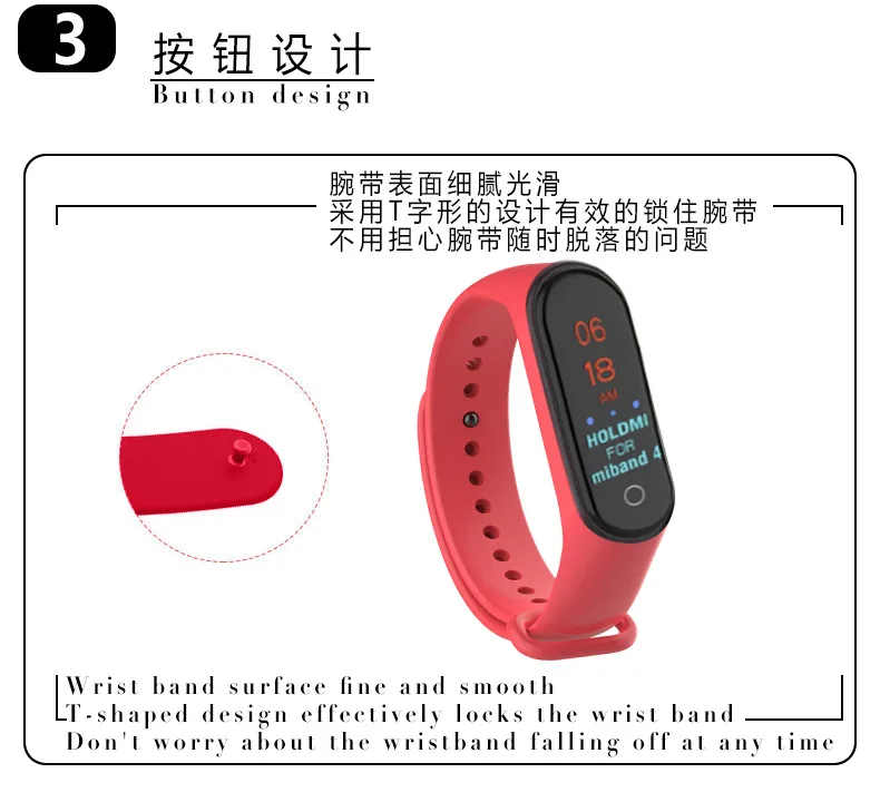 Для Xiaomi mi Band 4 3 силиконовый розовый сменный Браслет ремешок для Xio mi band 3 mi Band 4 3 band 4 ремешок на запястье