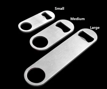 

50pcs/ lot Stainless steel Portable bottle opener Wholesale beer opener bar tools Creative bottle opener