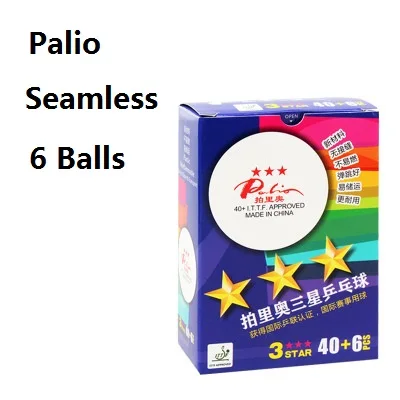729 DHS JOOLA PALIO SANWEI 40+ 3 звезды мяч для настольного тенниса новая технология для ракетки для пинг-понга Олимпийские игры - Цвет: Palio 6 balls