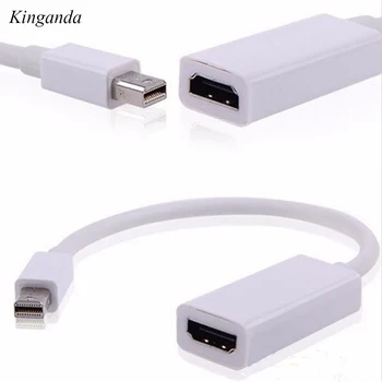 

Mini Displayport to HDMI Adapter Thunderbolt DP Cable Converter Full HD 1080P For MacBook Pro Air Mac For PowerBook Adaptor 20CM