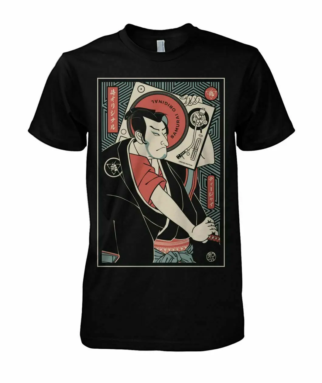 2019 забавные Dj Samurai оригинальные черные футболки хлопок США Мужская одежда тренд