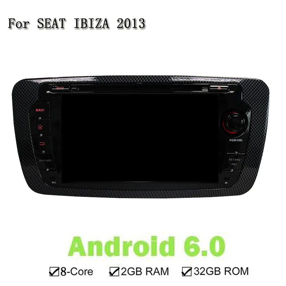 Android 6 0 ram 2G rom 32G 8-Core 7 дюймов Автомобильный dvd-плеер Стерео gps навигация головное