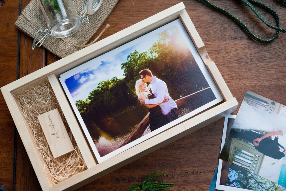 New Wooden Photo Album Box (Prints 5*7\