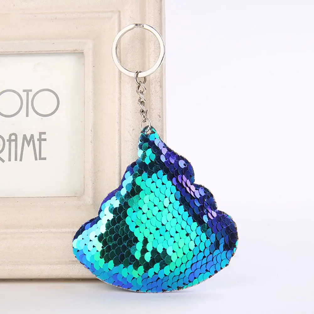 

Cute Sequins Keychain Glitter Pompom Sequins Key Chain Gifts for Women Keychains Car Bag Accessories Key Ring Dropshipping