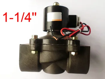 

New 1.2'' DN32 Electric Engineering plastic Solenoid The acid and alkali antiseptic Air Gas Water Valve Normally Closed 220V 24v