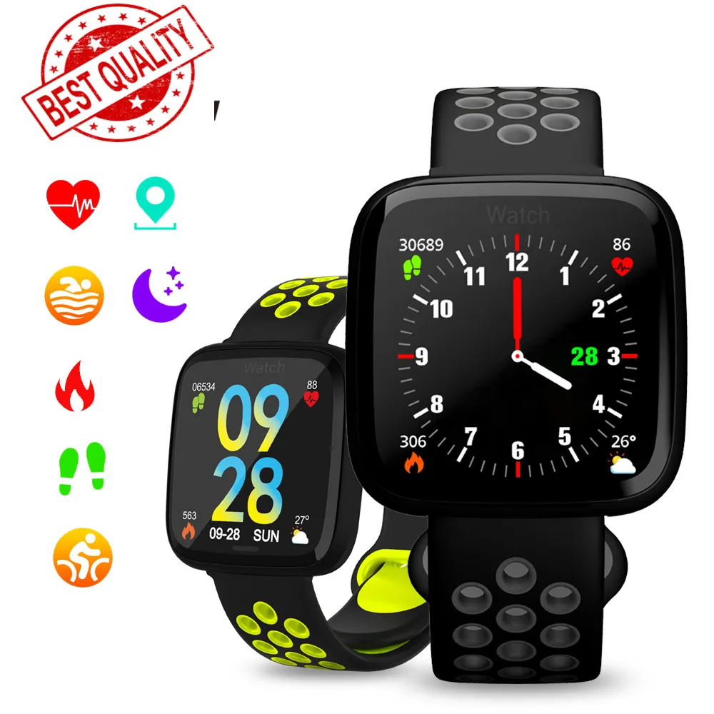 

Smart Watch Women F15 Blood Pressure Heart Rate Monitor Pedometer Cycling Mode Fitness Bracelet Band I